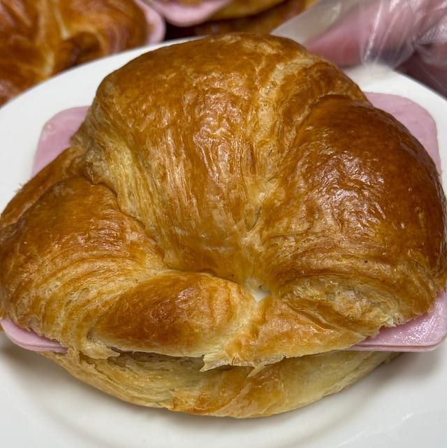 Ham & Cheese Croissant.