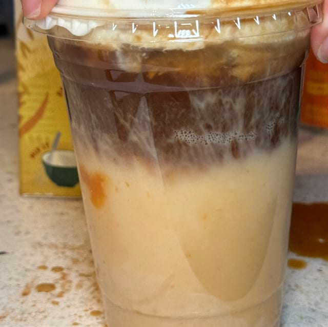 PUMPKIN SPICE LATTE.