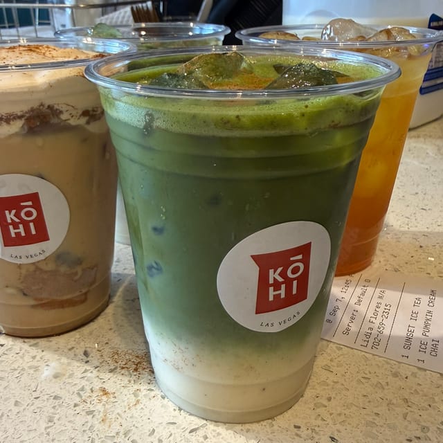 PUMPKIN SPICE BANANA MATCHA.