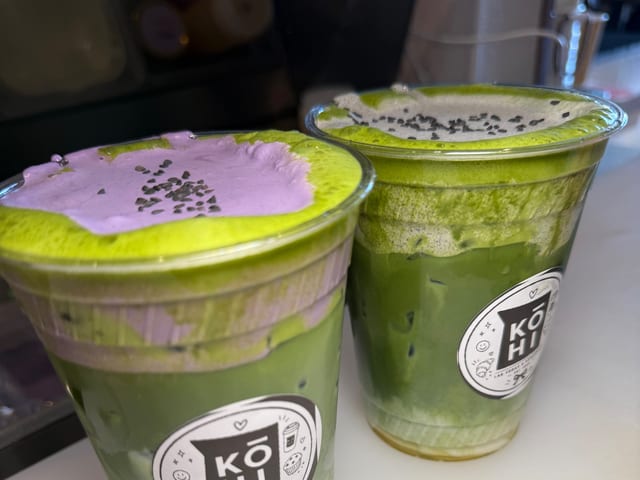 Black Sesame Matcha.