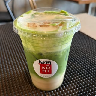 HONEY BEAR MATCHA LATTE