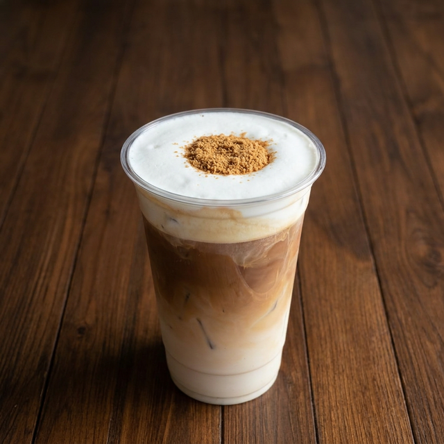 COOKIE BUTTER LATTE.