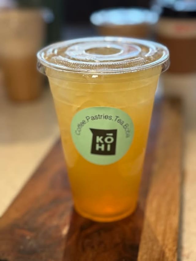 YUZU HONEY GREEN TEA.