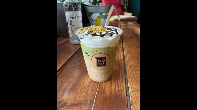 PISTACHIO CREAM MATCHA.