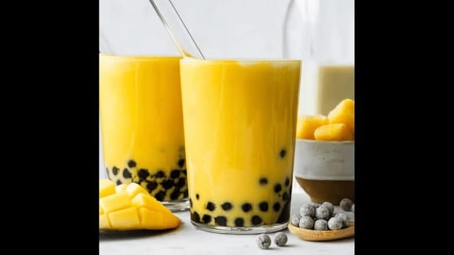 MANGO GREEN TEA.