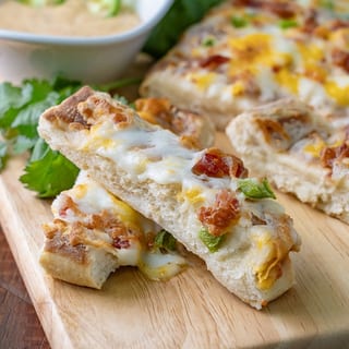 FLAT BREAD JALAPENO  BACON CHEEDAR ( NEW )